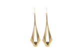 Soltar-Bridal Geometrical Teardrop Long Dangle Earrings