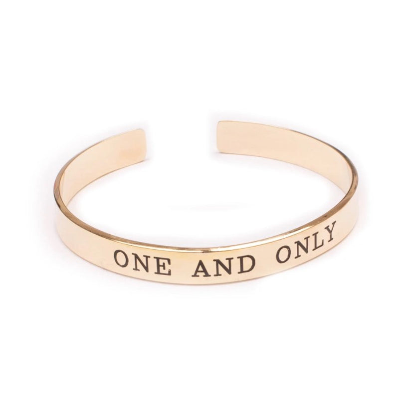 Uno- Personalized Unisex Engraved Cuff Bracelet