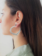 Mor- Unique Open Hoop Earrings