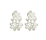 Emilia-Statement Waved Bridal Earrings